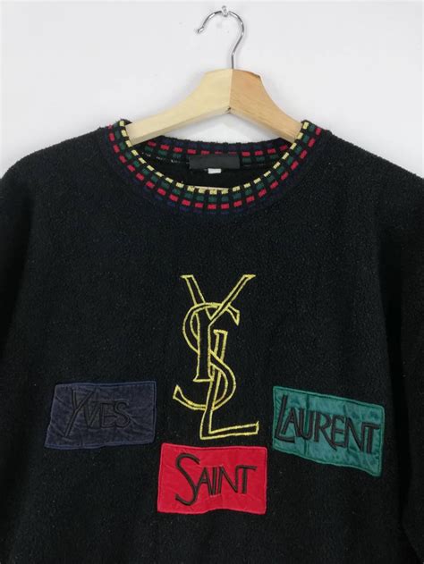 fake yves saint laurent sweatshirt|saint laurent sweatshirt vintage.